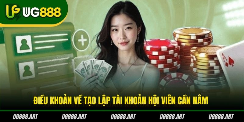 Điều khoản về tạo lập tài khoản hội viên cần nắm Điều khoản về tạo lập tài khoản hội viên cần nắm